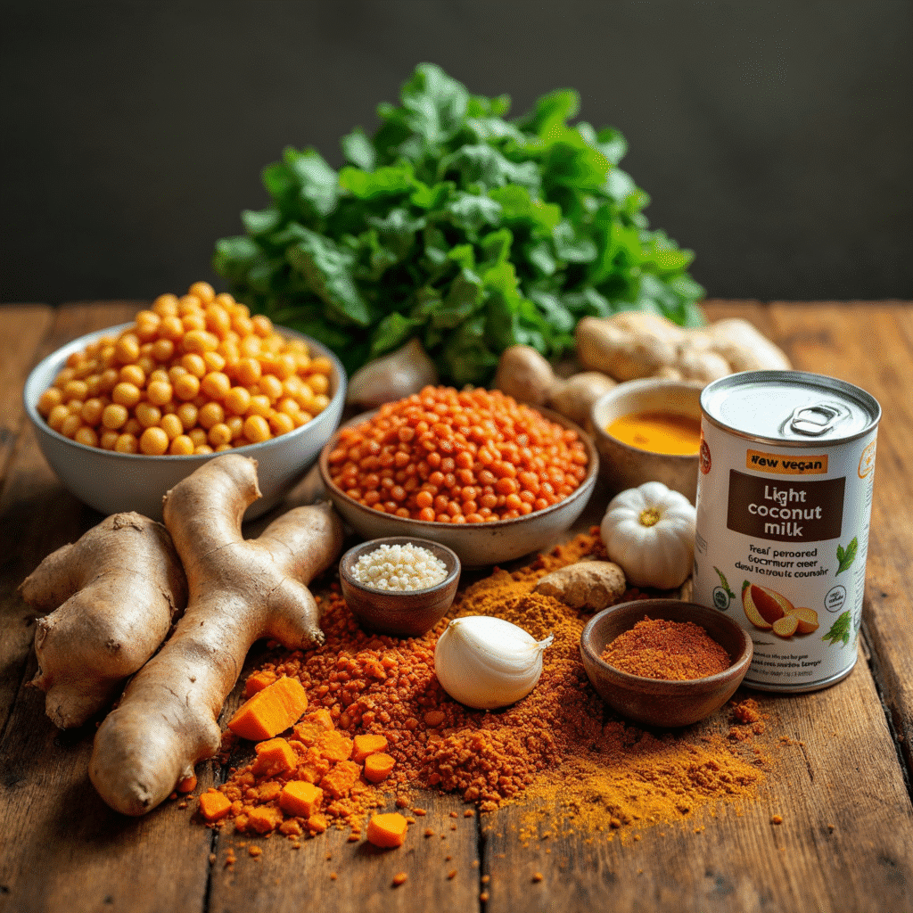 Ingredients for vegan diet recipes for weight loss