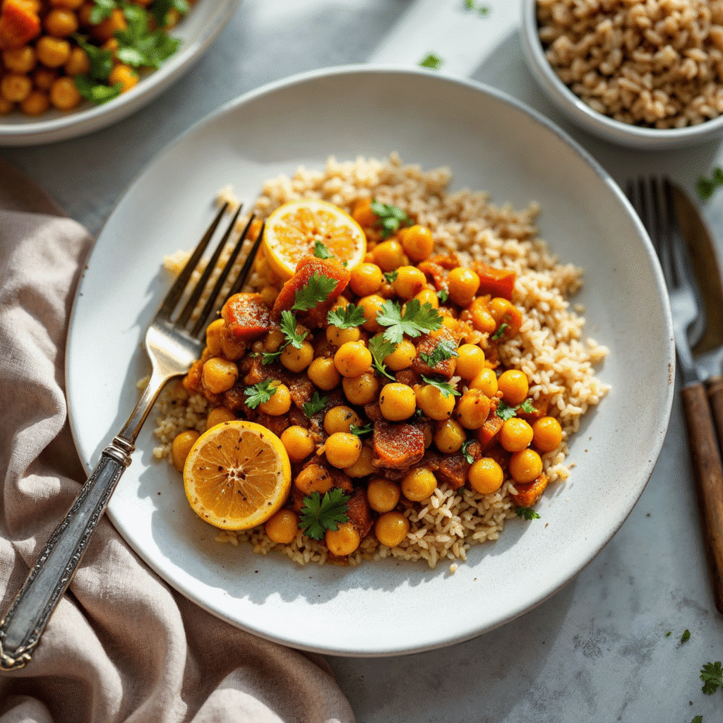 Serving portion of vegan diet recipes for weight loss