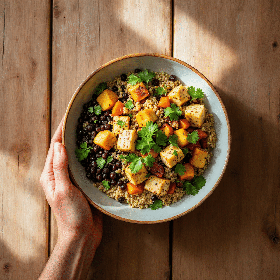 High Protein Vegan Recipes for Weight Loss: The Ultimate 4-Part Guide 4 High protein vegan recipe card image for weight loss