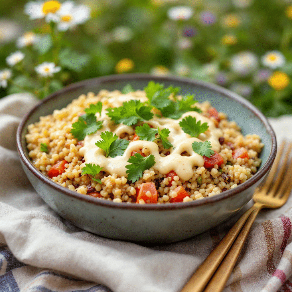 High Protein Vegan Recipes for Weight Loss: The Ultimate 4-Part Guide 3 Serving a complete high protein vegan recipe for weight loss