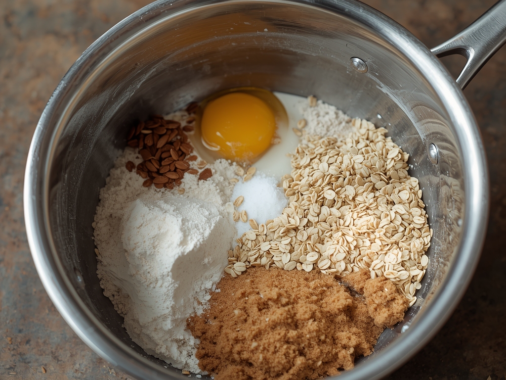 vegan apple crumble cheesecake - Process or ingredients