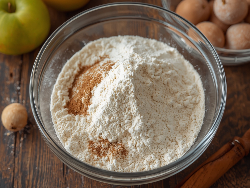easy vegan apple cider donuts - Process or ingredients