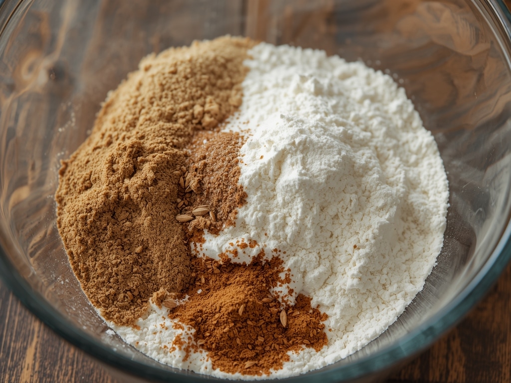 vegan spice cake - Process or ingredients