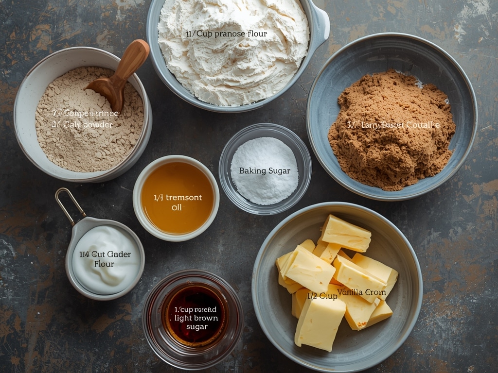 chocolate sticky toffee pudding cake - Process or ingredients