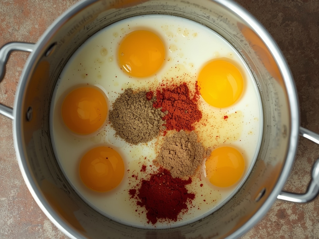 Meal Prep Tex-Mex Breakfast Bowls 🌶️🍳 (42g Protein) - Process or ingredients