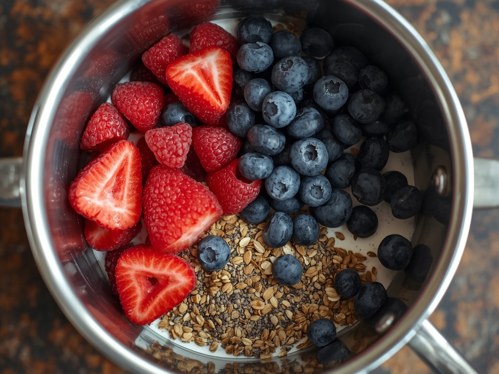Clean Eating At Home: 48 Filling Yogurt Bowls to Kickstart Your Morning - Process or ingredients