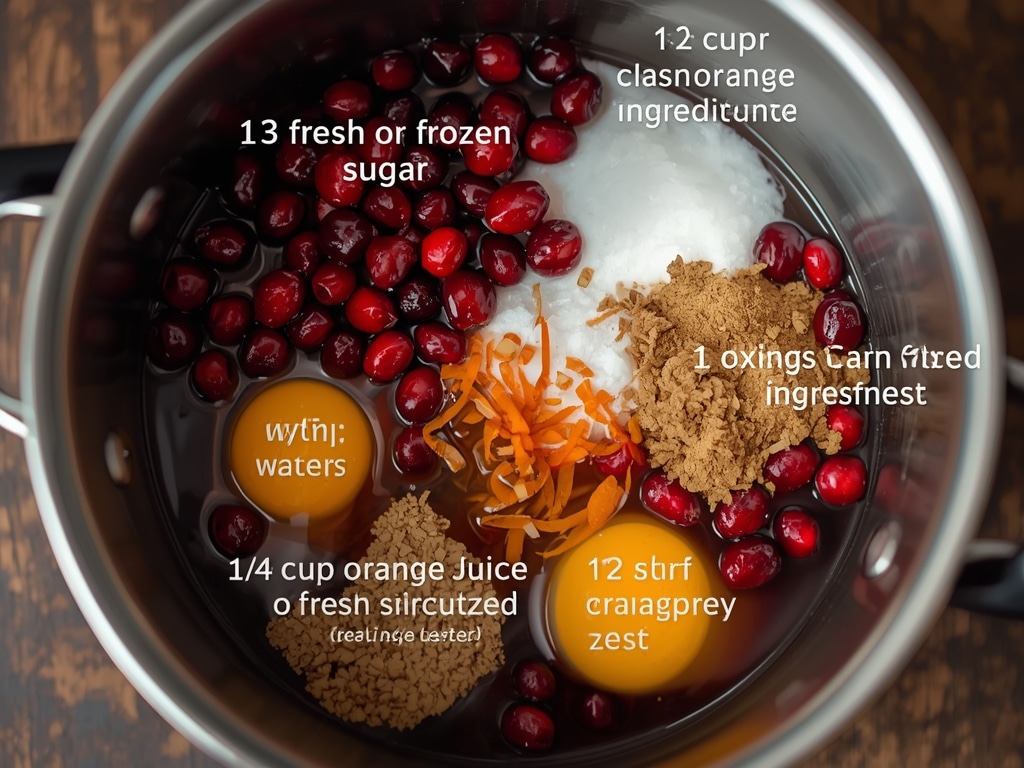 Best Ever Cranberry Sauce - Process or ingredients