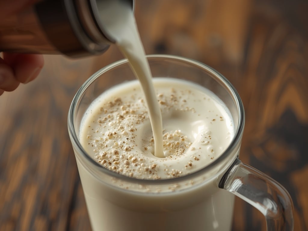 drinking donkey milk - Detail or variation