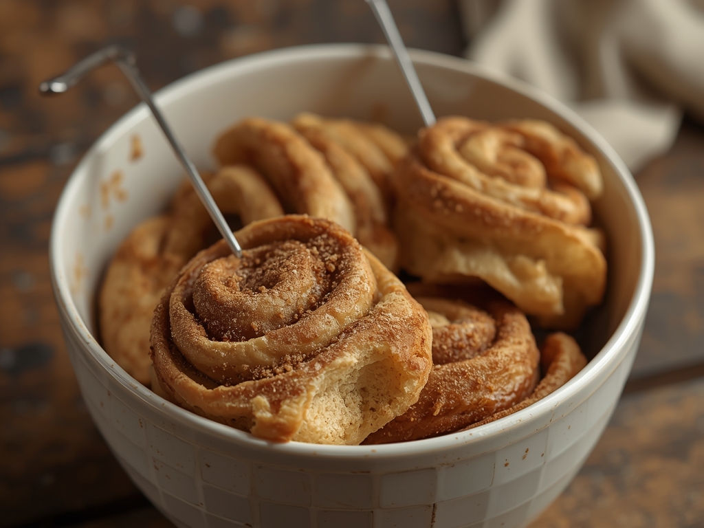 vegan apple pie cinnamon rolls - Detail or variation
