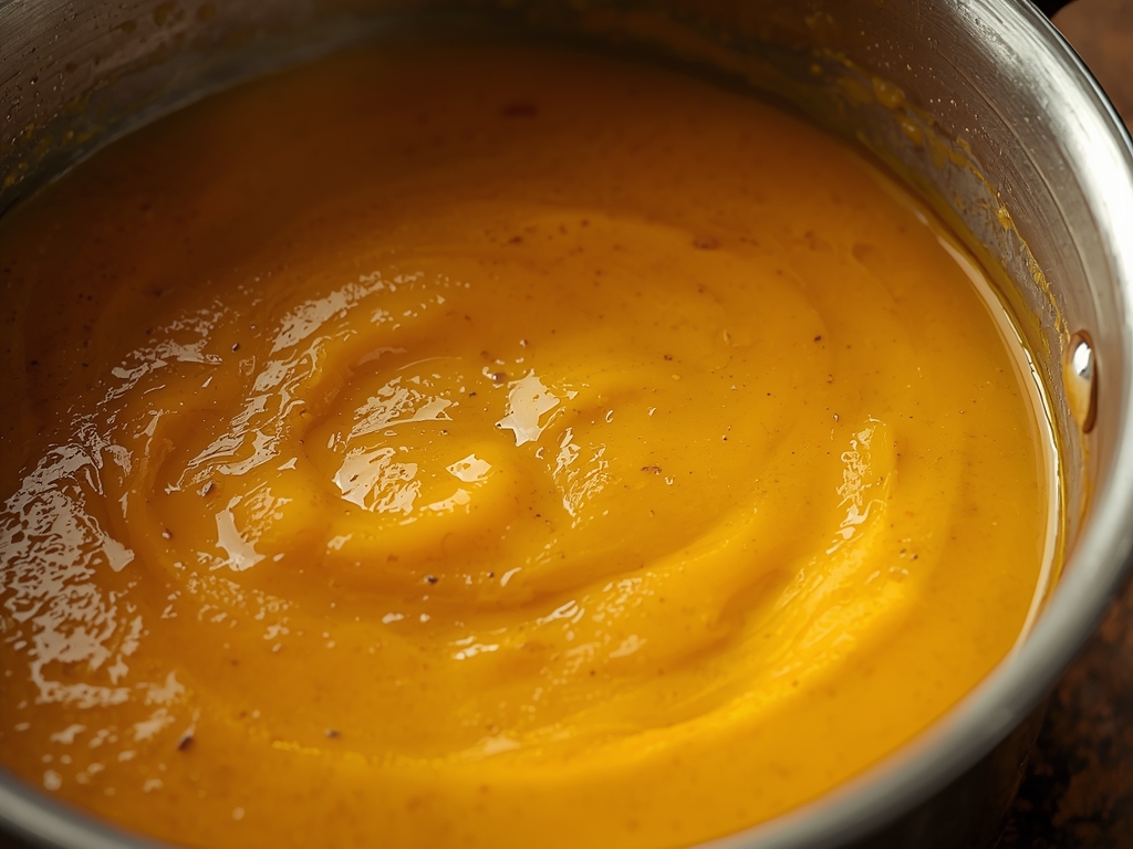 creamy vegan butternut squash soup - Detail or variation
