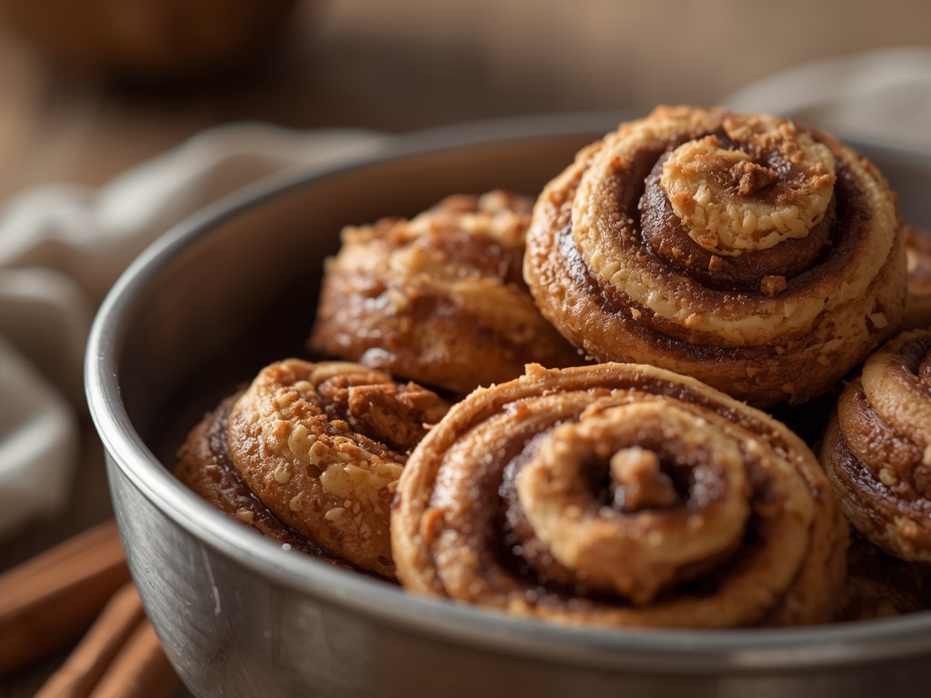 gingerbread cinnamon rolls - Detail or variation