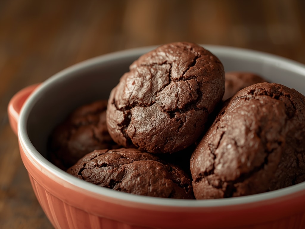 vegan brownie cookies - Detail or variation