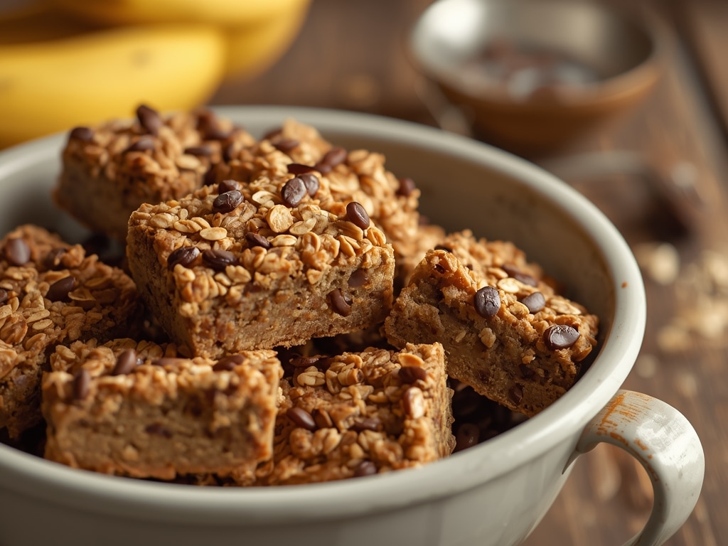 Banana Oatmeal Bars - Detail or variation