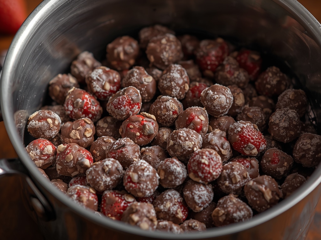 Chocolate Strawberry Yogurt Clusters Recipe - Detail or variation
